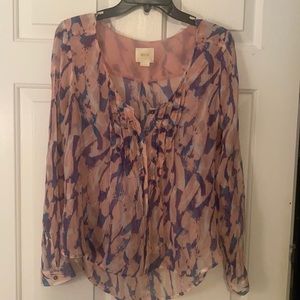Anthropologie Maeve brand Sheer top